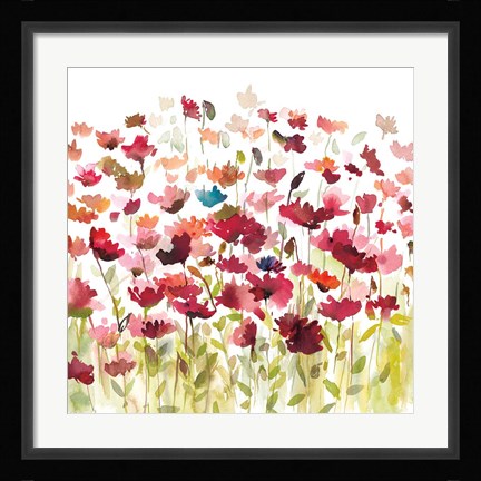 Framed Into The Garden Print