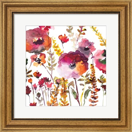 Framed Blooms and Blossoms Print