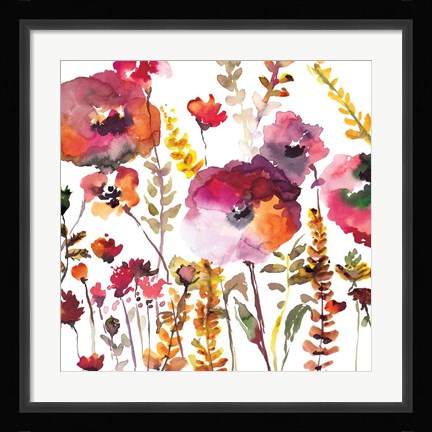 Framed Blooms and Blossoms Print