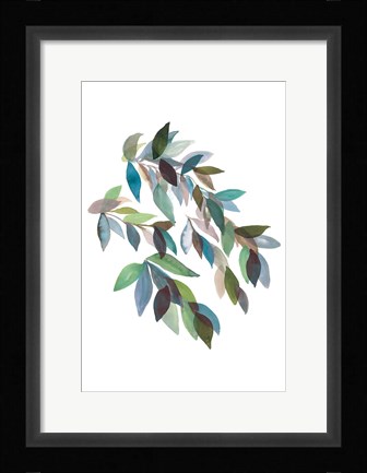 Framed Leaf Collection II Print