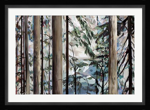 Framed Whispering of the Branches Print