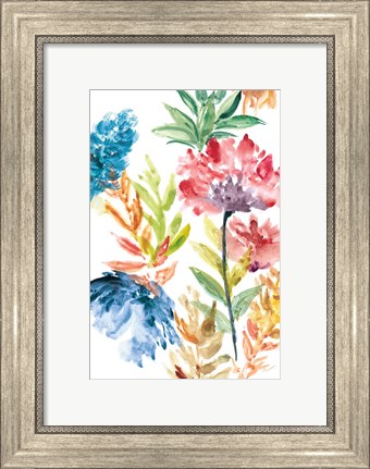 Framed Lush Floral II Print