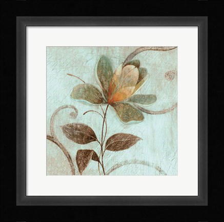 Framed Floral Souvenir I Print
