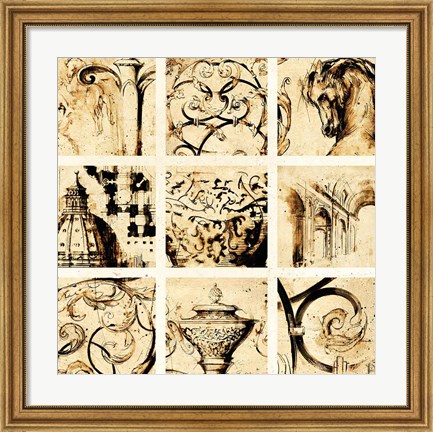 Framed Classical Style Print