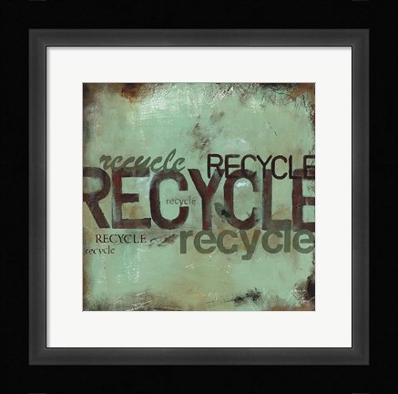 Framed Recycle Print