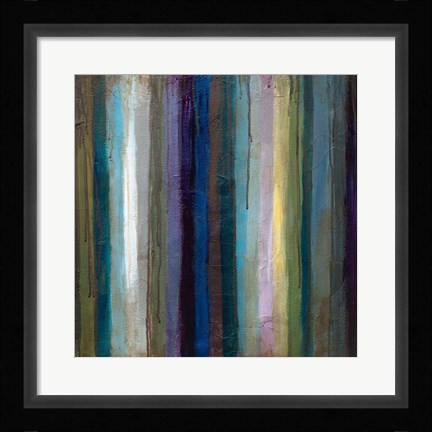 Framed Striations II Print