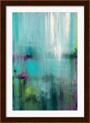 Framed Lily Reflections Print