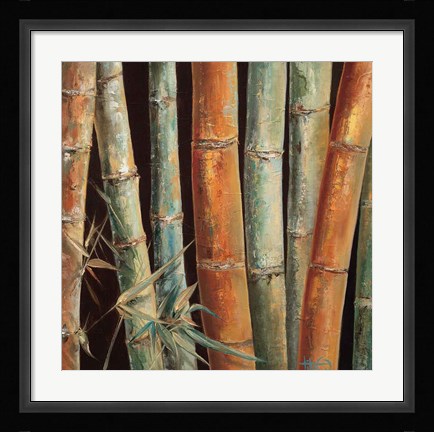 Framed Caribbean Bamboo I Print