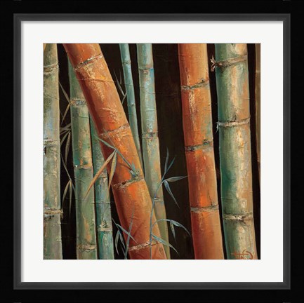 Framed Caribbean Bamboo II Print
