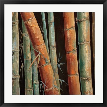 Framed Caribbean Bamboo II Print