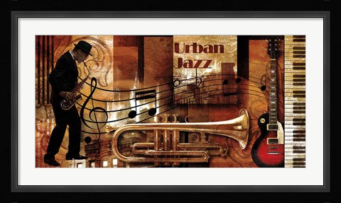 Framed Urban Jazz Print