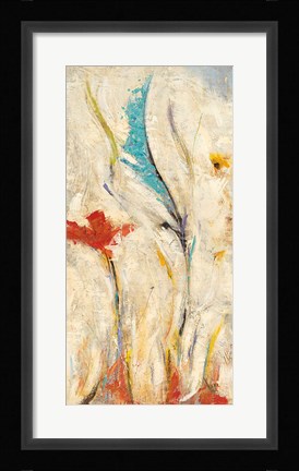 Framed Flores I Print