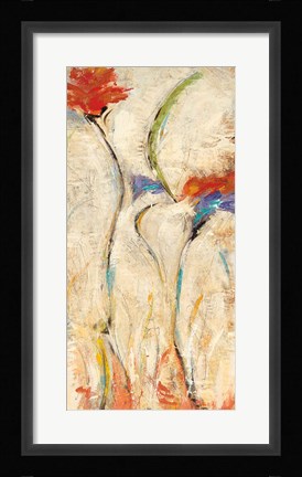 Framed Flores II Print