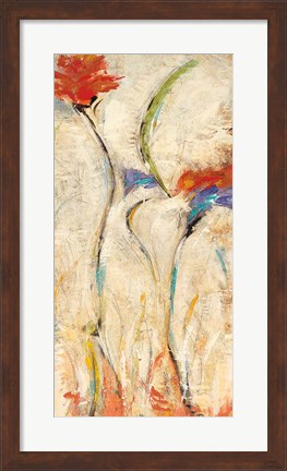 Framed Flores II Print