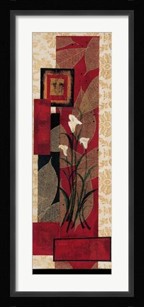 Framed Floral Fantasy I Print