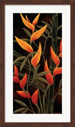 Framed Sunburst Blossoms Print