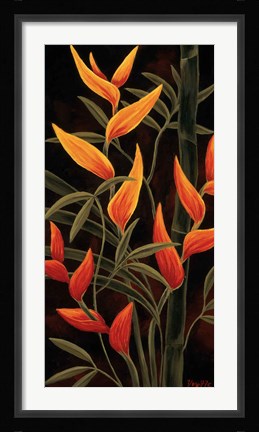 Framed Sunburst Blossoms Print