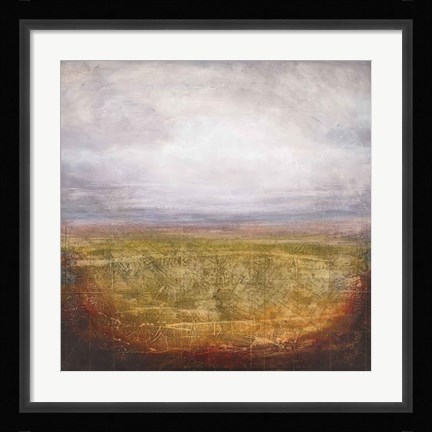 Framed Ocean Map Print