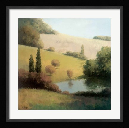 Framed Inspired Hillsides I Print