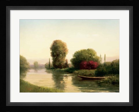 Framed By the Riverside Print