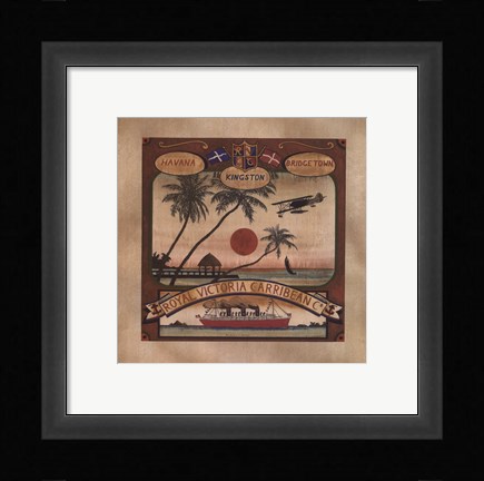 Framed Royal Victoria Print