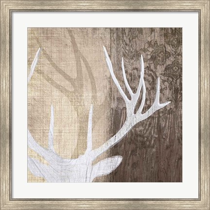 Framed Deer Lodge II Print
