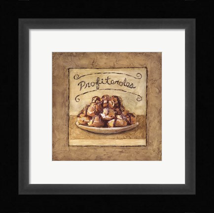 Framed Profiteroles Print