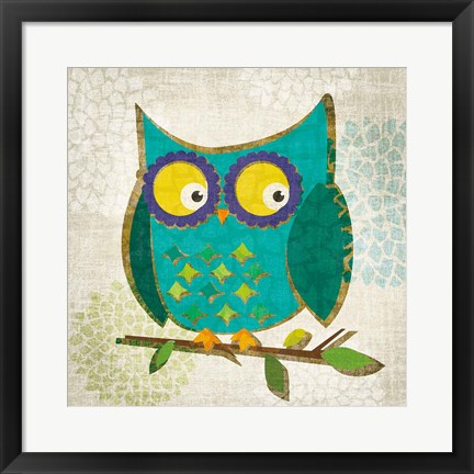 Framed Who's Hoo I Print