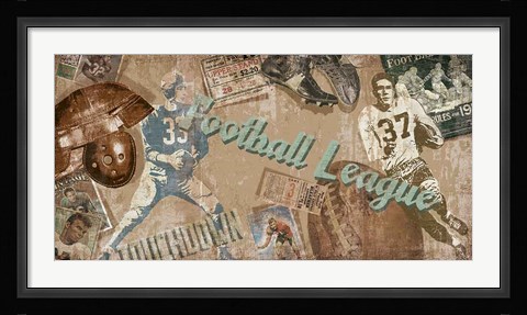 Framed Touch Down Print