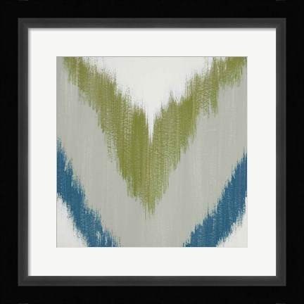 Framed Zigs N Zags I Print