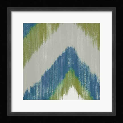 Framed Zigs N Zags II Print