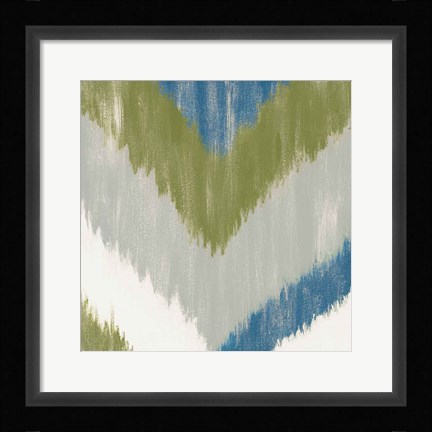 Framed Zigs N Zags IV Print