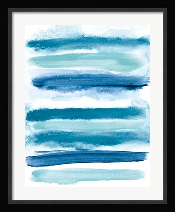 Framed Waves II Print