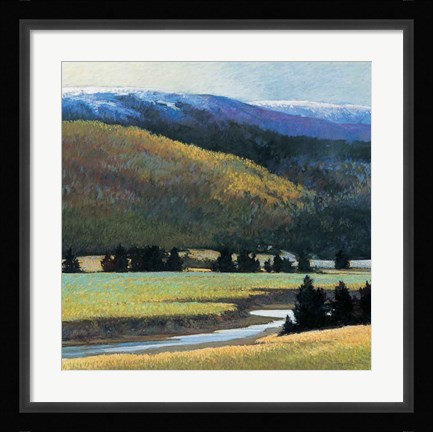 Framed Foothills In The Late Spring Print