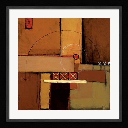 Framed Aerial View II Print