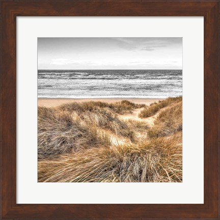 Framed Beach Dunes Print