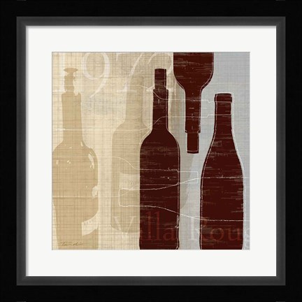Framed Bordeaux I Print