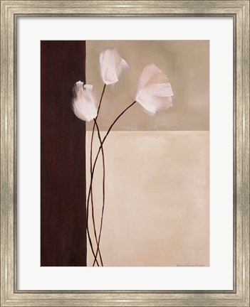 Framed Floral Whispers II Print