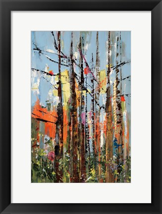 Framed Eclectic Forest Print