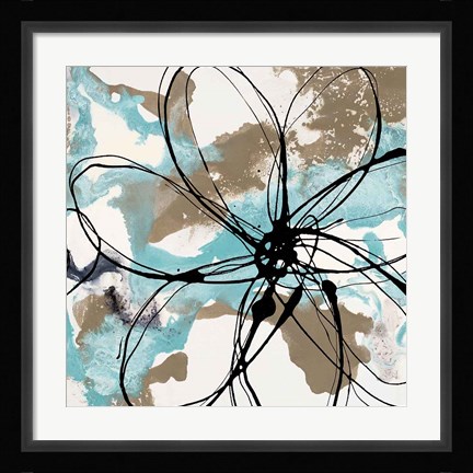 Framed Free Flow I Print