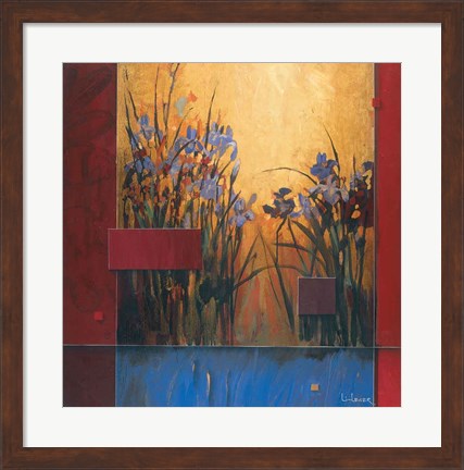 Framed Iris Sunrise Print