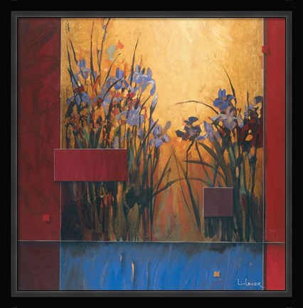 Framed Iris Sunrise Print