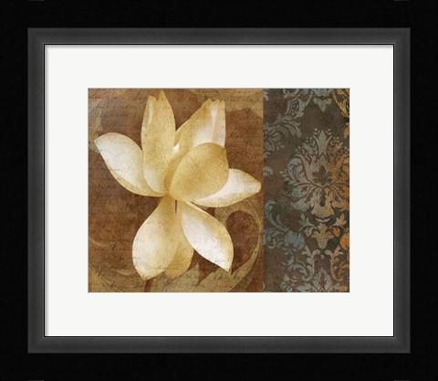 Framed Lettre D'Amour I Print