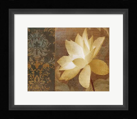 Framed Lettre D'Amour II Print