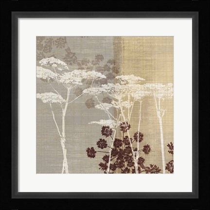 Framed Lace I Print
