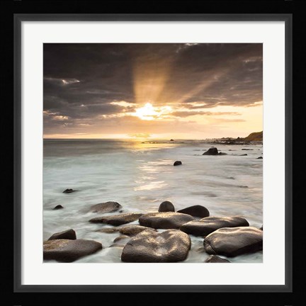 Framed Nordic Sunset Print
