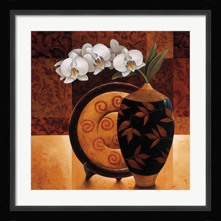 Framed Orqudea Linda II Print