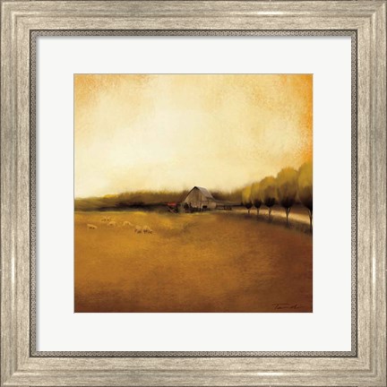 Framed Rural Landscape I Print