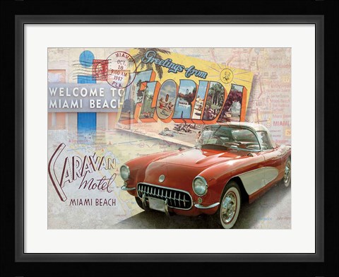 Framed Road Trip II Print