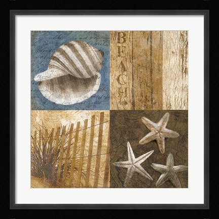 Framed Seaside Memories II Print